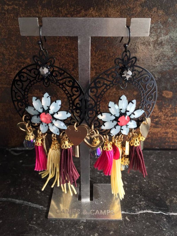 Oorbellen Summerparty Black