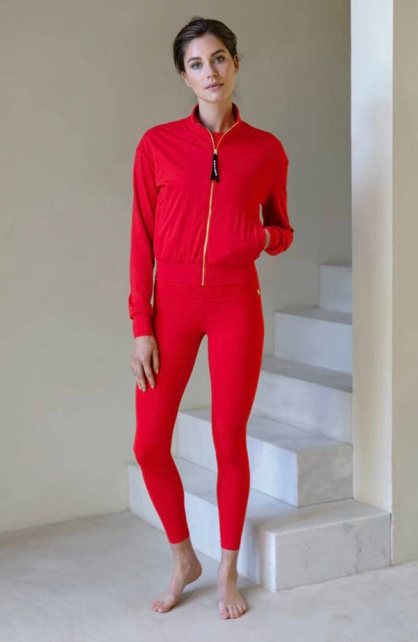 House of Gravity Performance Jacket Coral Red