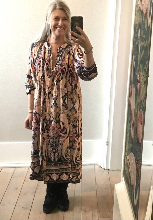 Dress Paisley Marine