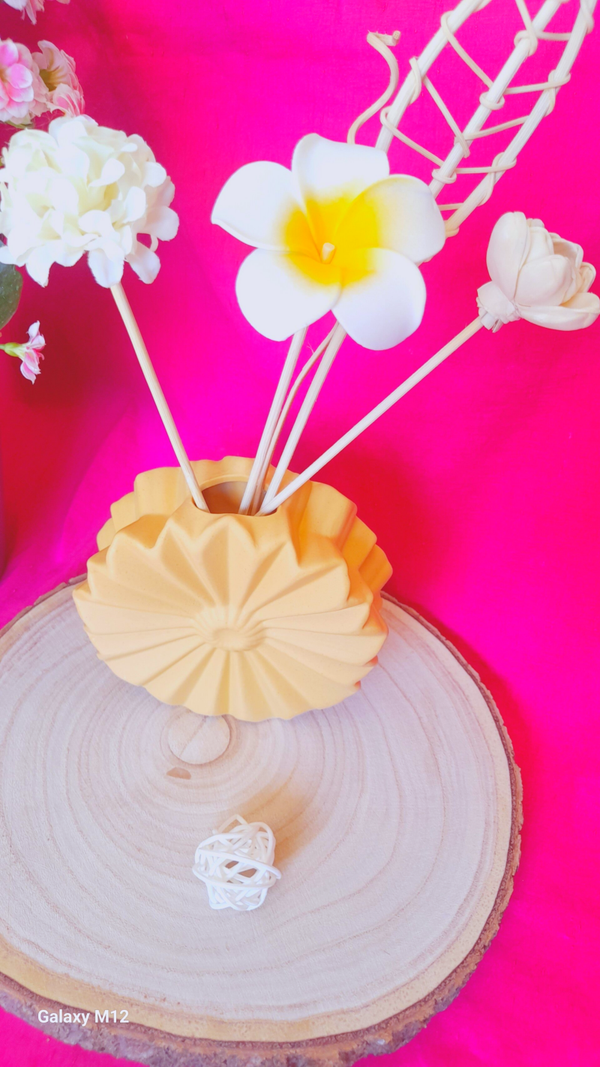 Diffuseur ambiance fleur jaune