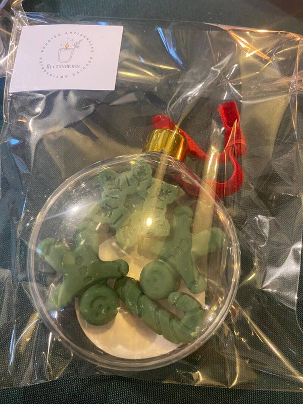 Boule ou étoile garnies de fondants Noël