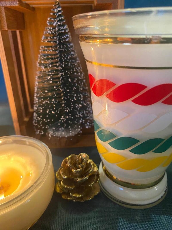 Pot vintage au couleurs de Noël 🎄