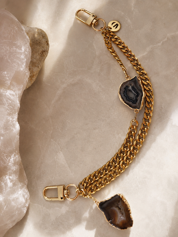 Joyce Loop Chain Belt Goud | Brown.