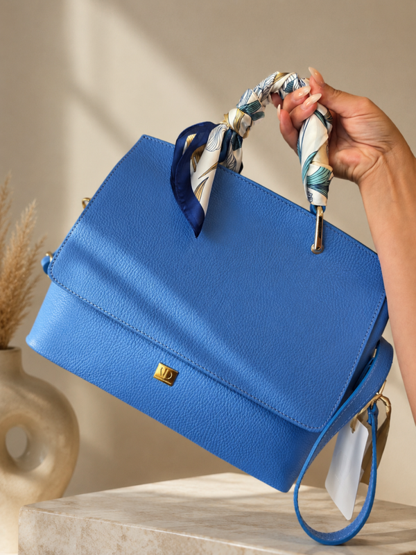 Kris Blue Bag  L | Leather