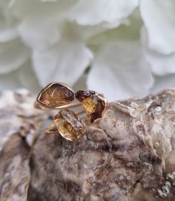 Ring Triple Citrine