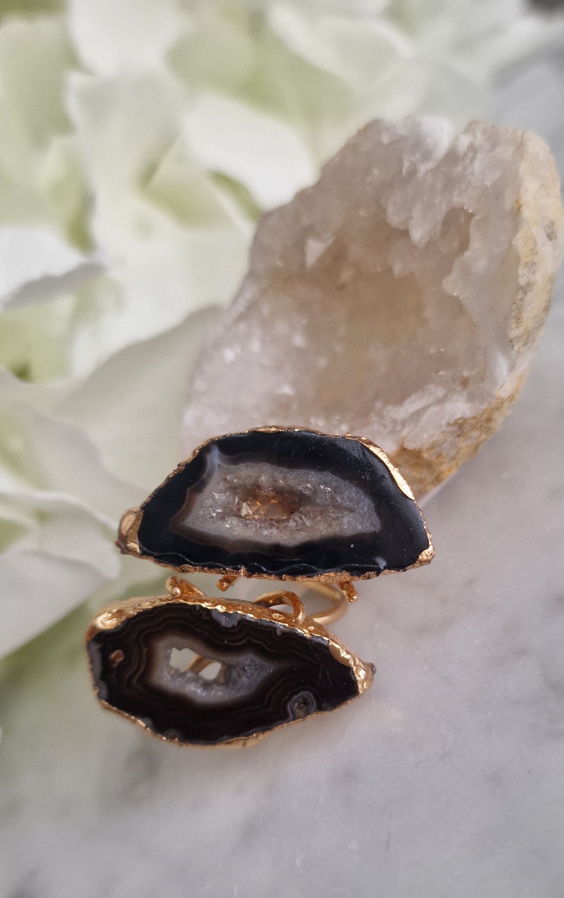 Statement Ring Double Stone P.P