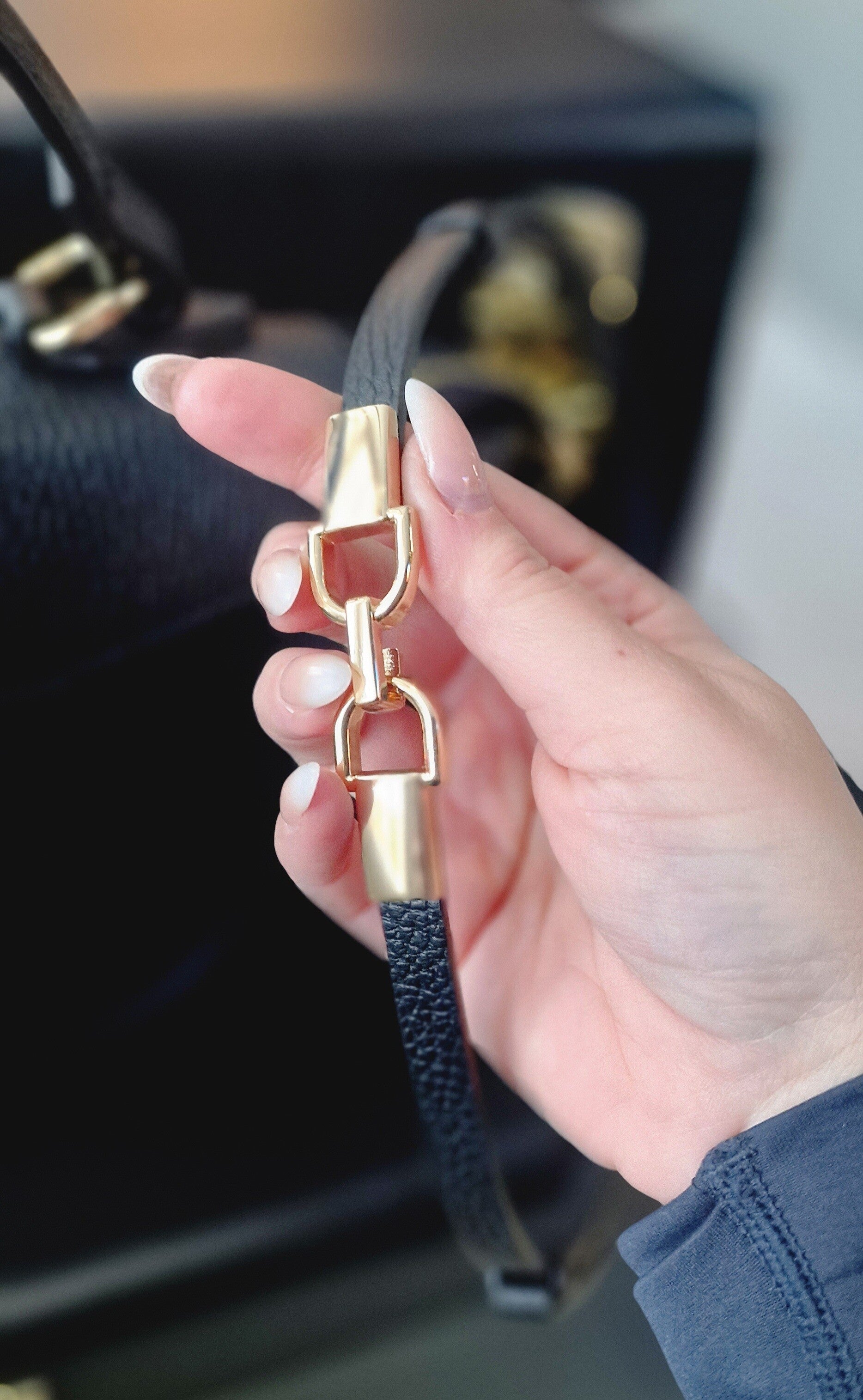 Chloé Black Belt | Leather