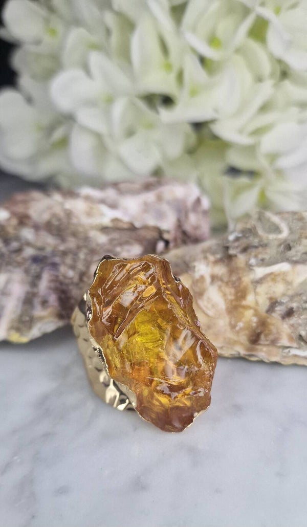 Ring Statement Citrine