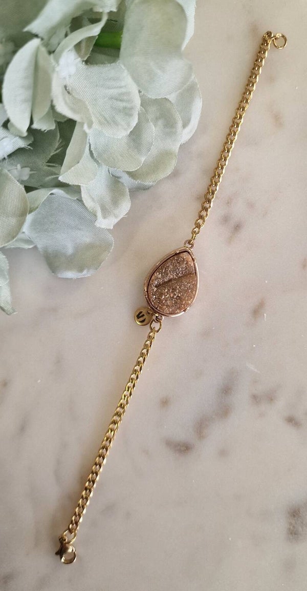 Bracelet Goud Ashley Oval