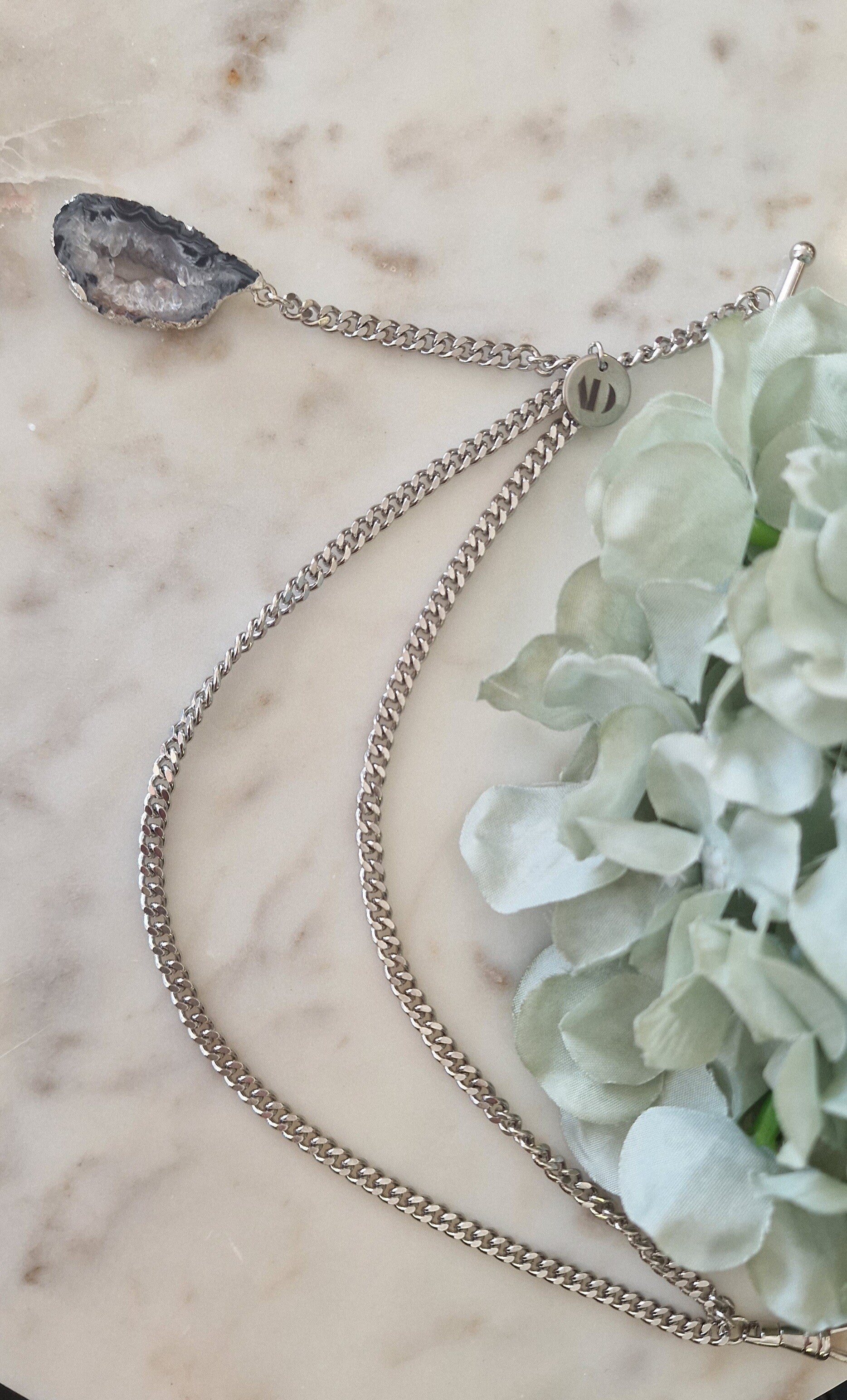 Vanessa Blazer Chain Zilver.