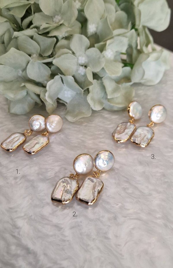 Earring Bentley with Freshwater Pearls | Limited Edition