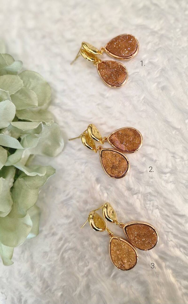 Earrings Goud Ashley Oval