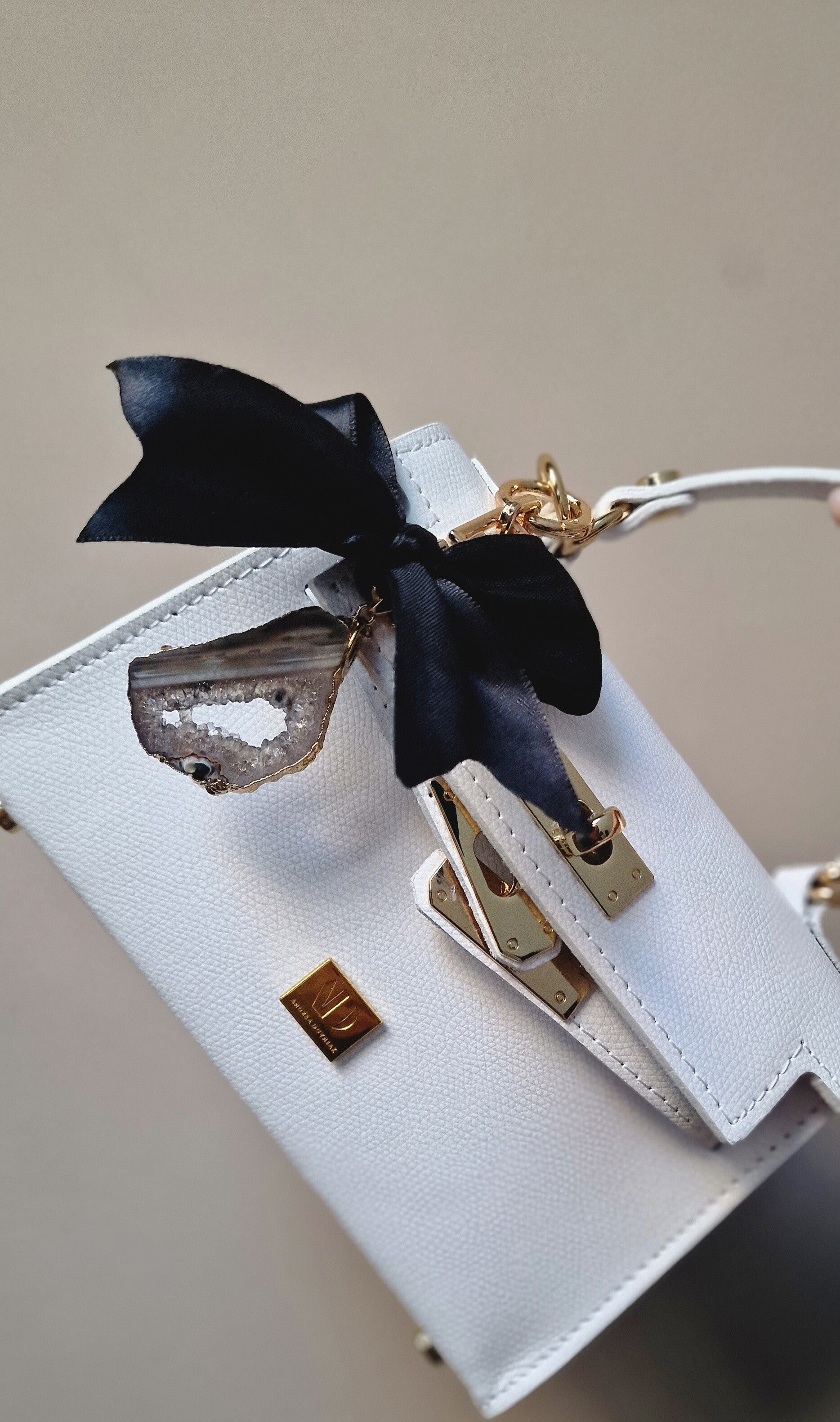 Kylie White Bag | Leather