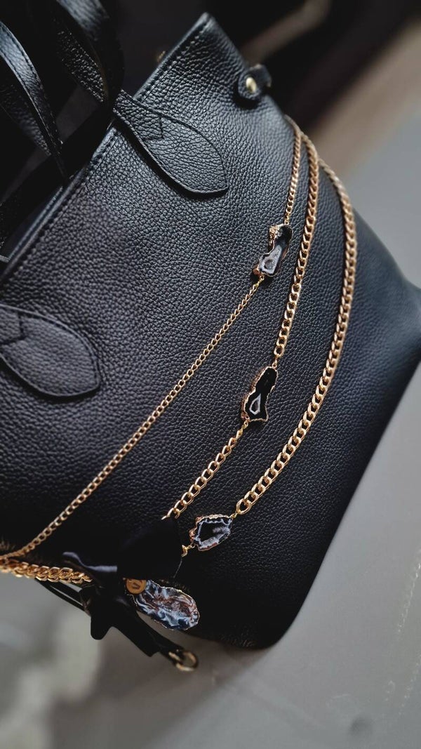 Kris Black Bag  L | Leather