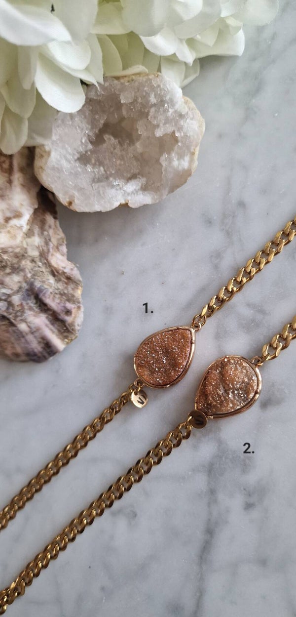 Bracelet Goud Ashley Oval..