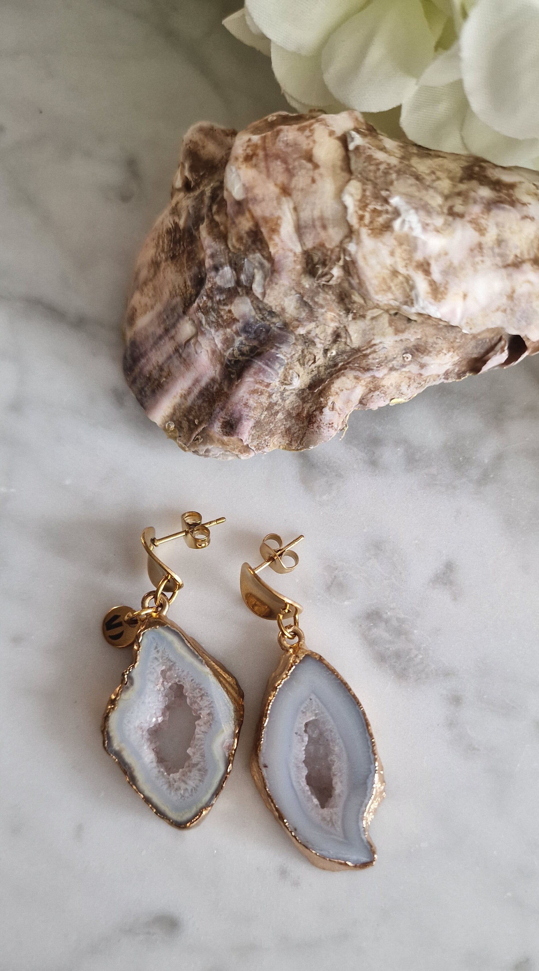 Earrings Statement Emilija Gold..