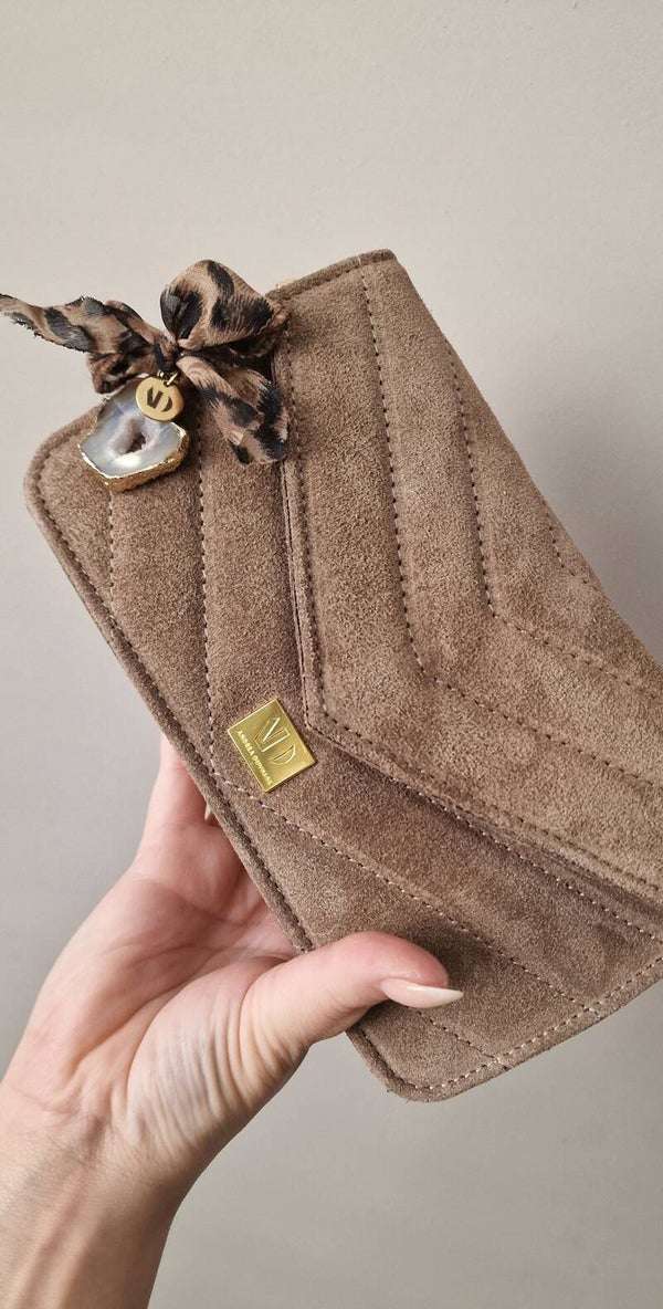 Saint Taupe Bag | Suede