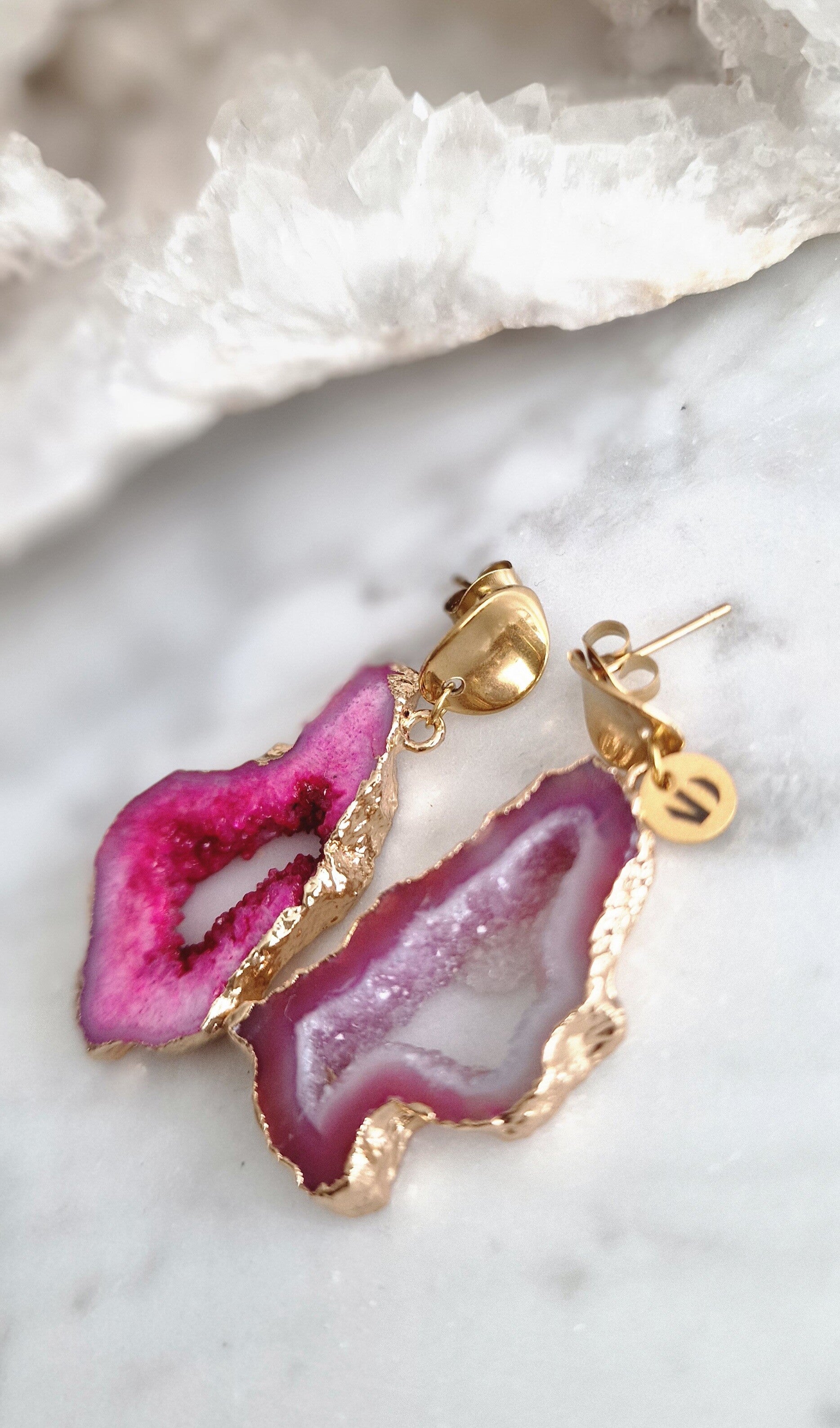 Earrings Statement Andrea Gold