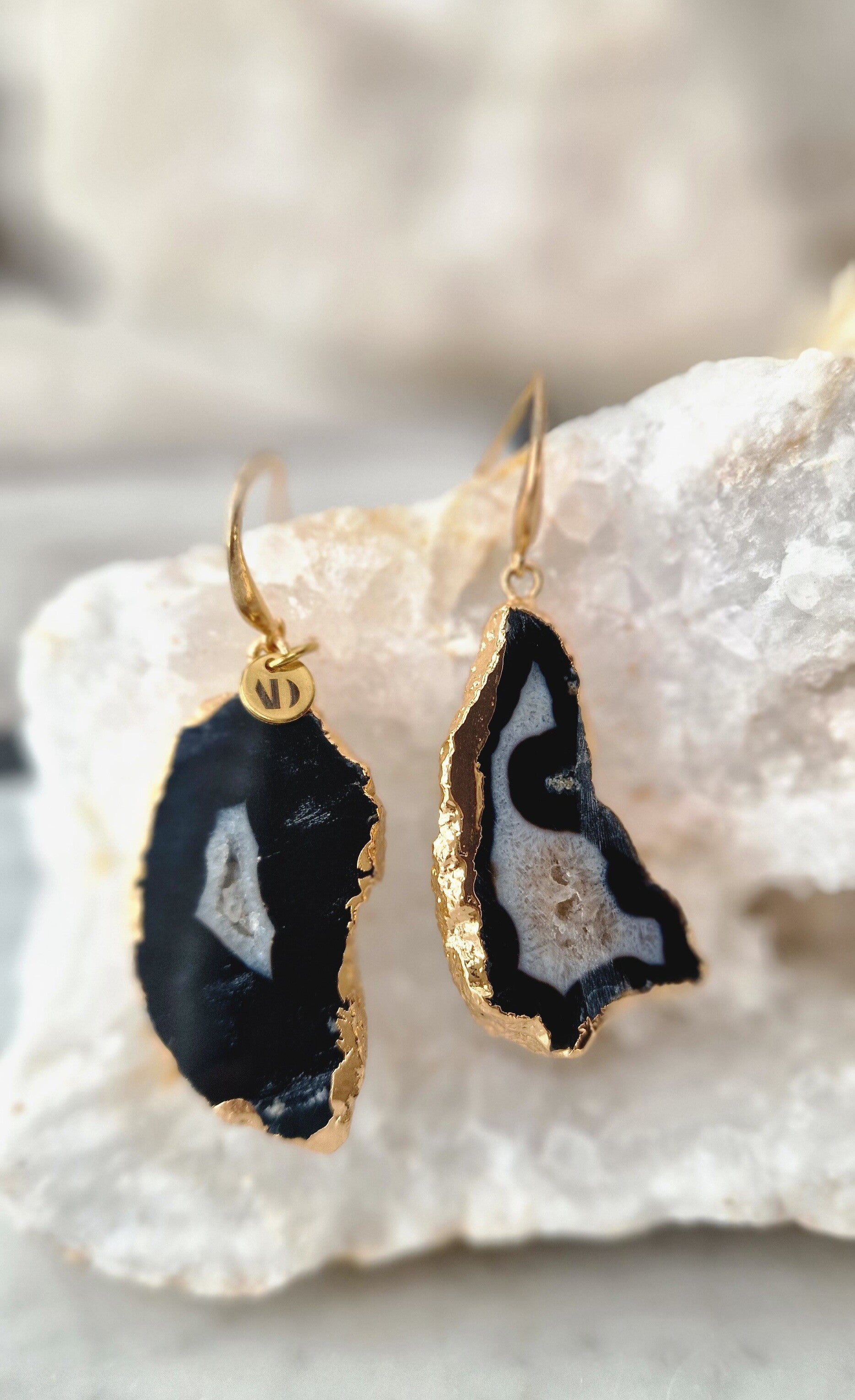Earrings Statement Tropical Gold....