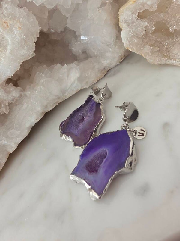 Earrings Statement Angeline Silver