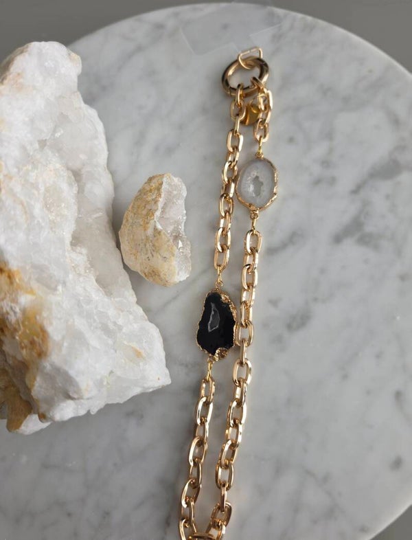 Luxury Phone chain double stone Statement. .