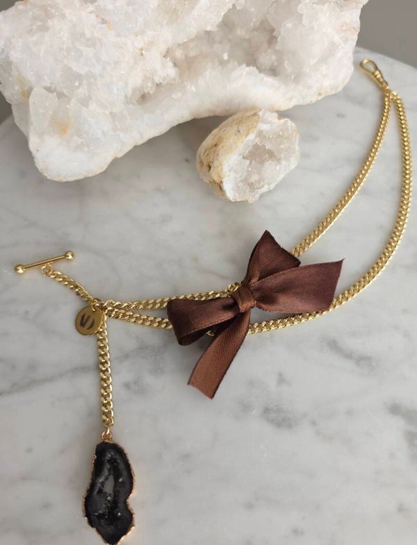 Vanessa Blazer Chain Bow