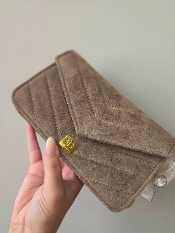 Saint Taupe Bag | Suede..
