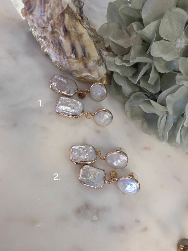 Earring Bentley with Freshwater Pearls | Limited Edition