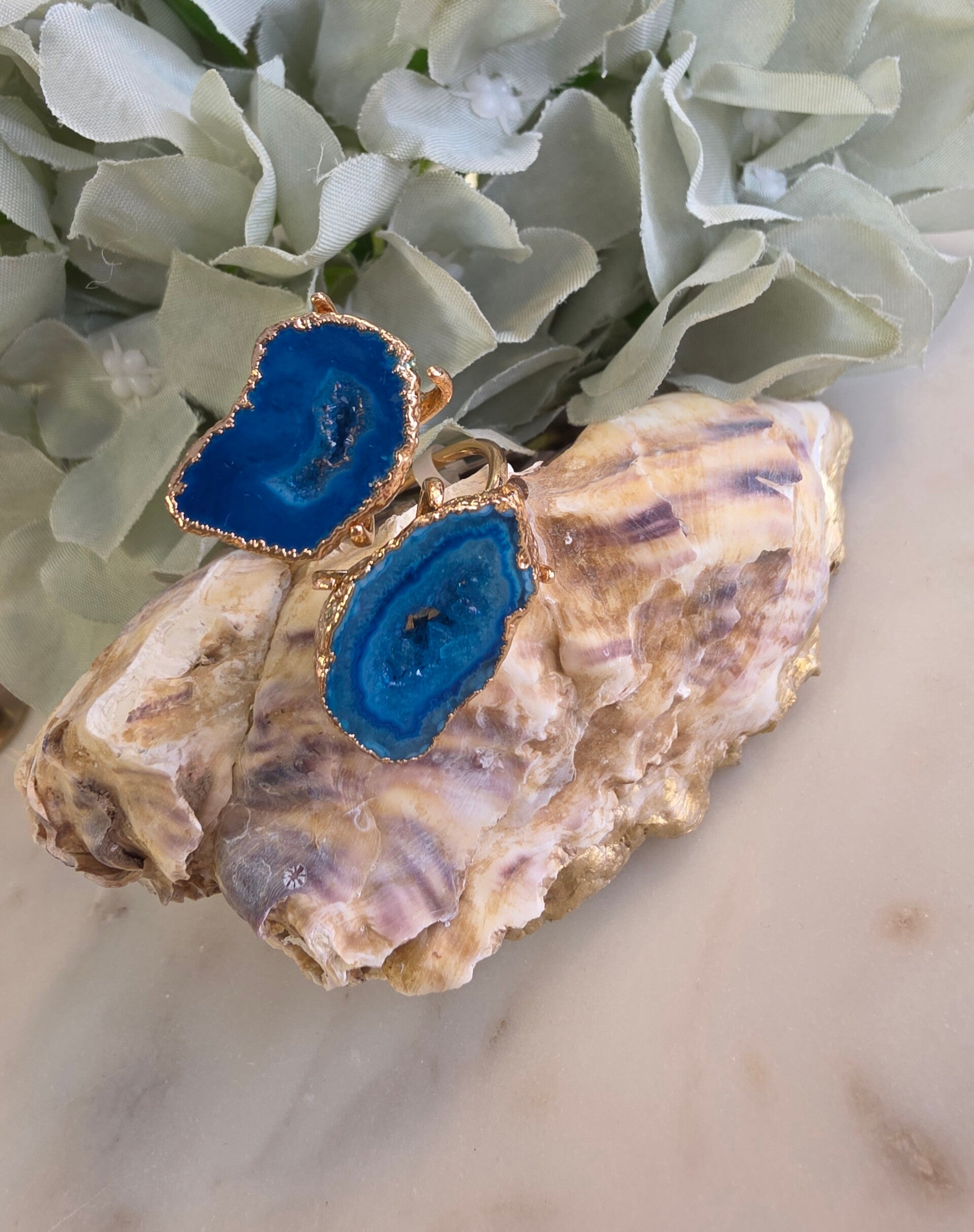 Statement Ring Double Stone I.I