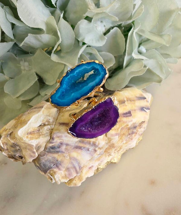 Statement Ring Double Stone I.A