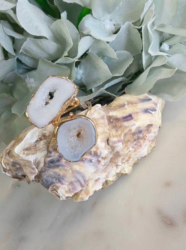 Statement Ring Double Stone E.E