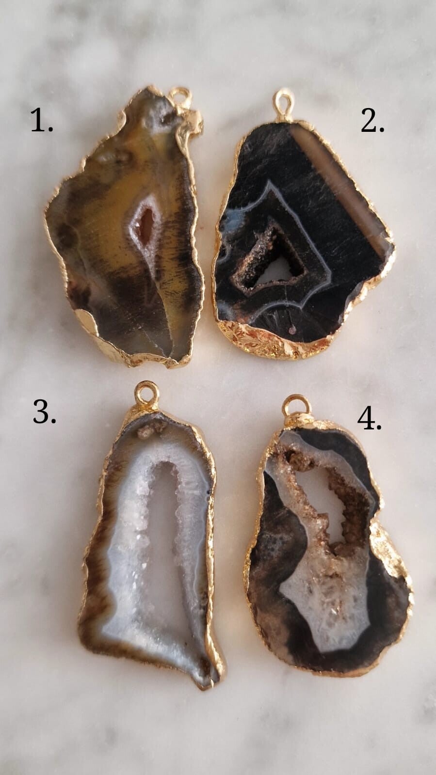 Pure Élégance Collier Pendant Brown