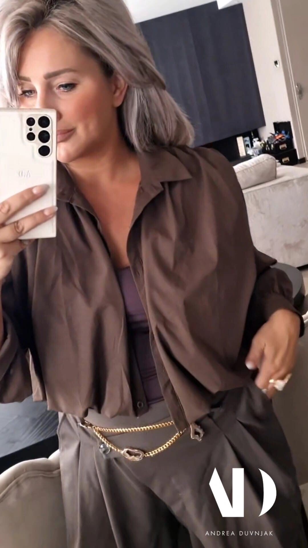 Choco blouse/ jacket