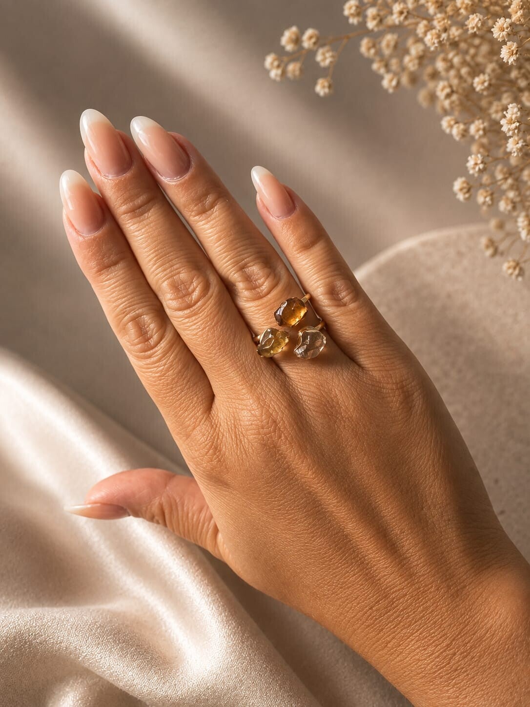 Ring Triple Citrine