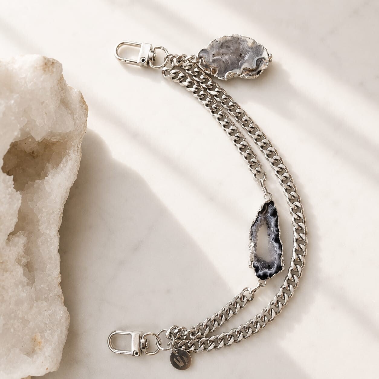 Joyce Loop Chain Belt Zilver.