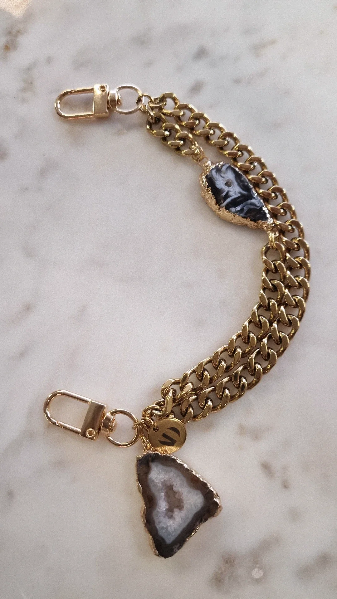 Joyce Loop Chain Belt Goud | Brown