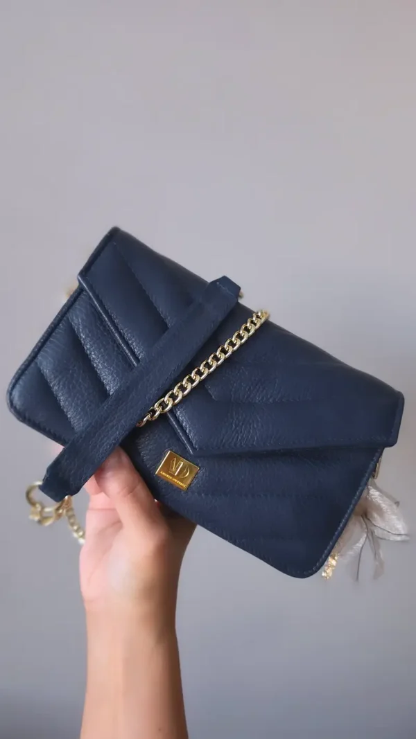 Saint Blue Bag | Leather