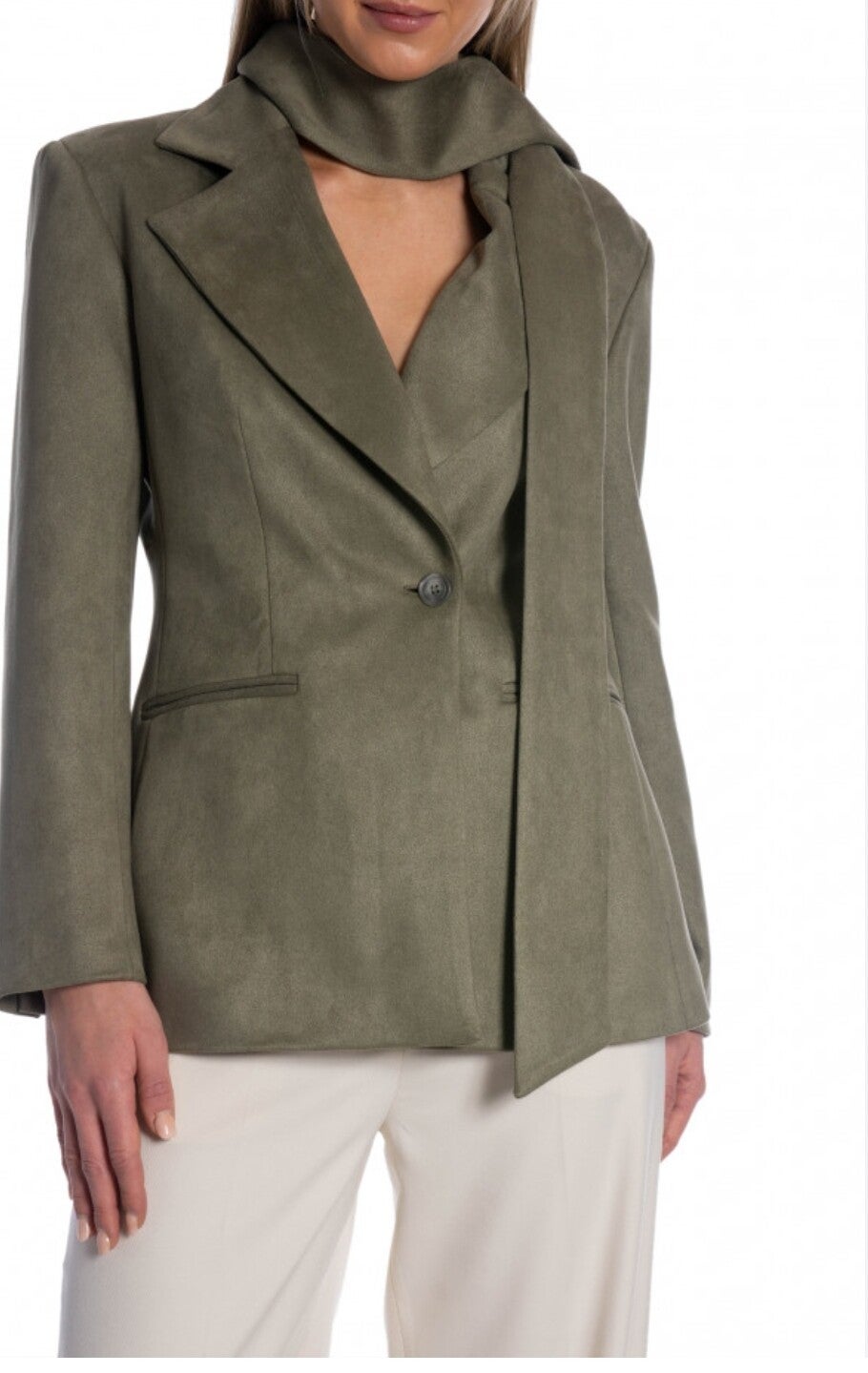 Sage Fitted Blazer