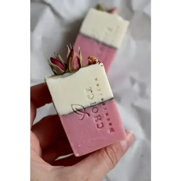 Natuurlijke zeep mint rose (veganistisch en palmolie vrij) 50 gram