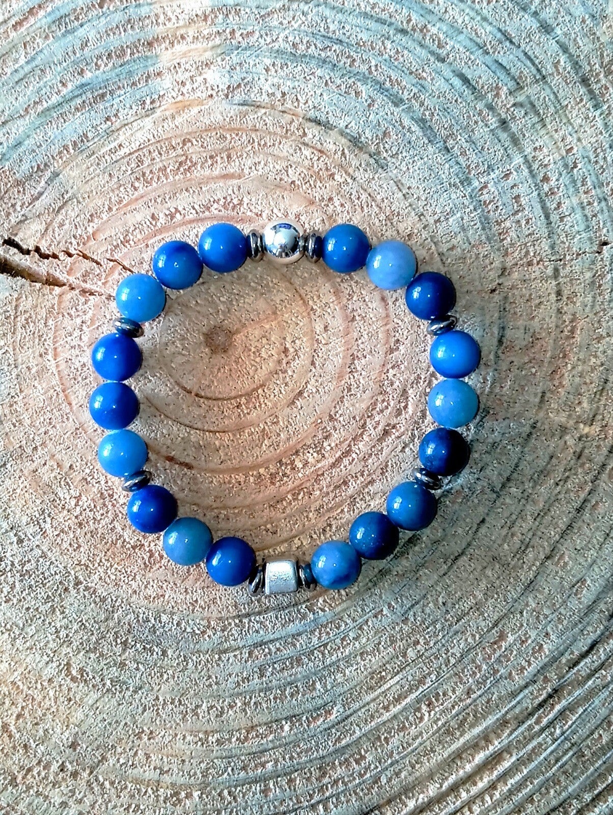Aventurine bleue : 8mm