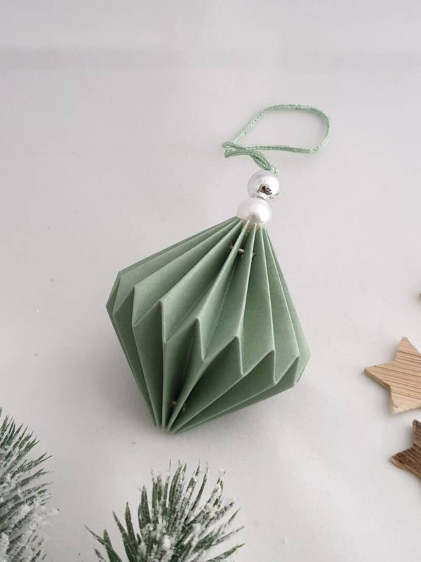 Honeycomb ornamenthanger groen