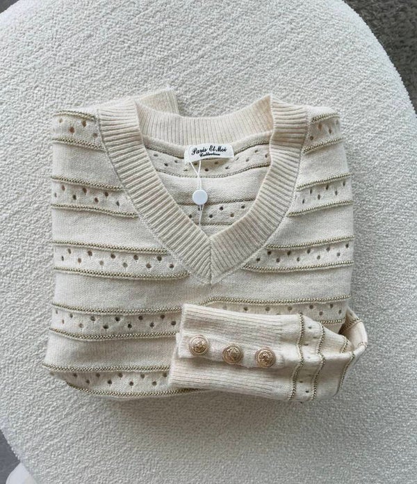 Pull V hals