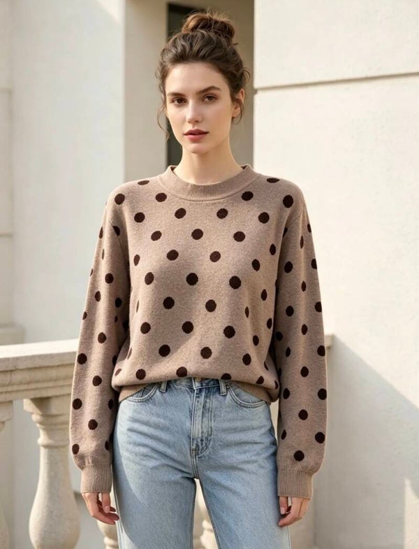 Pull met bolletjes