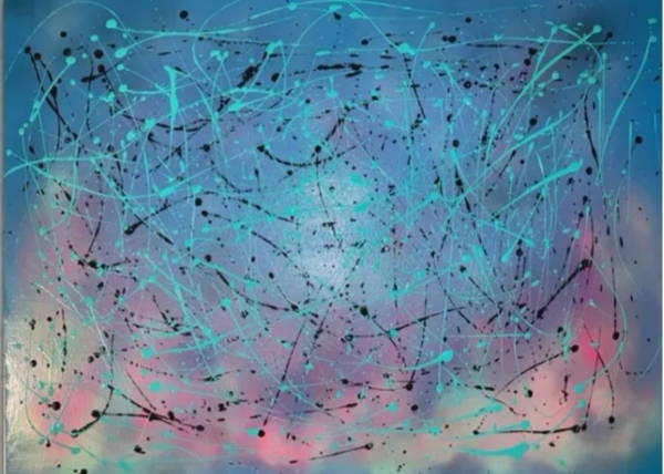 “Nebula Dance”  60 x 80 cm