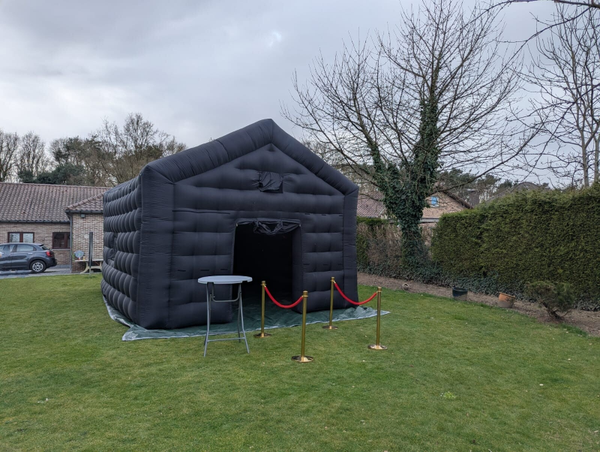 Vip-tent zwart 5x7m