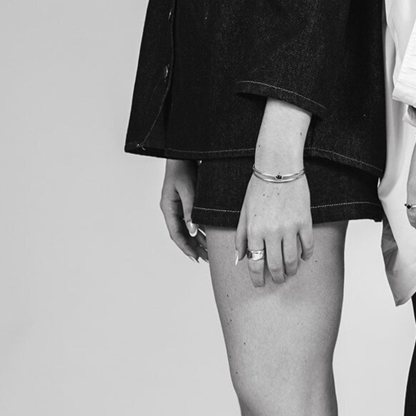 Double Coffee Cuff (Armband) Rozenkwarts