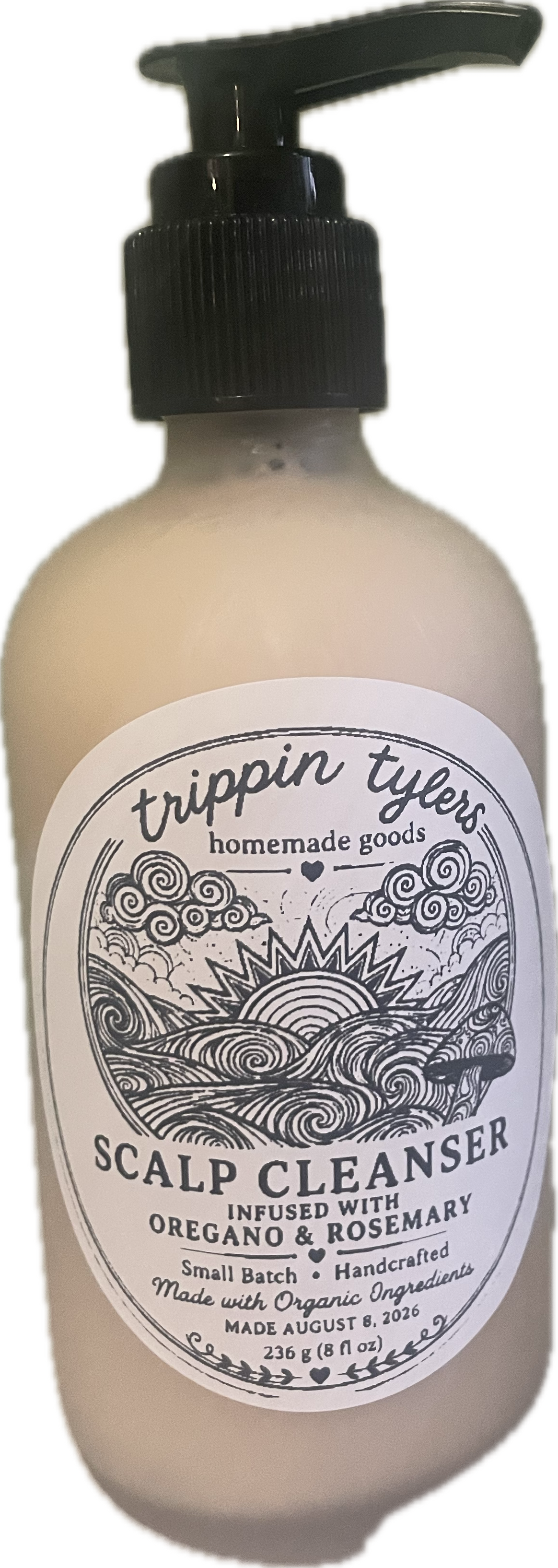 Apple Cider Vinegar Botanical Scalp Cleanser/shampoo