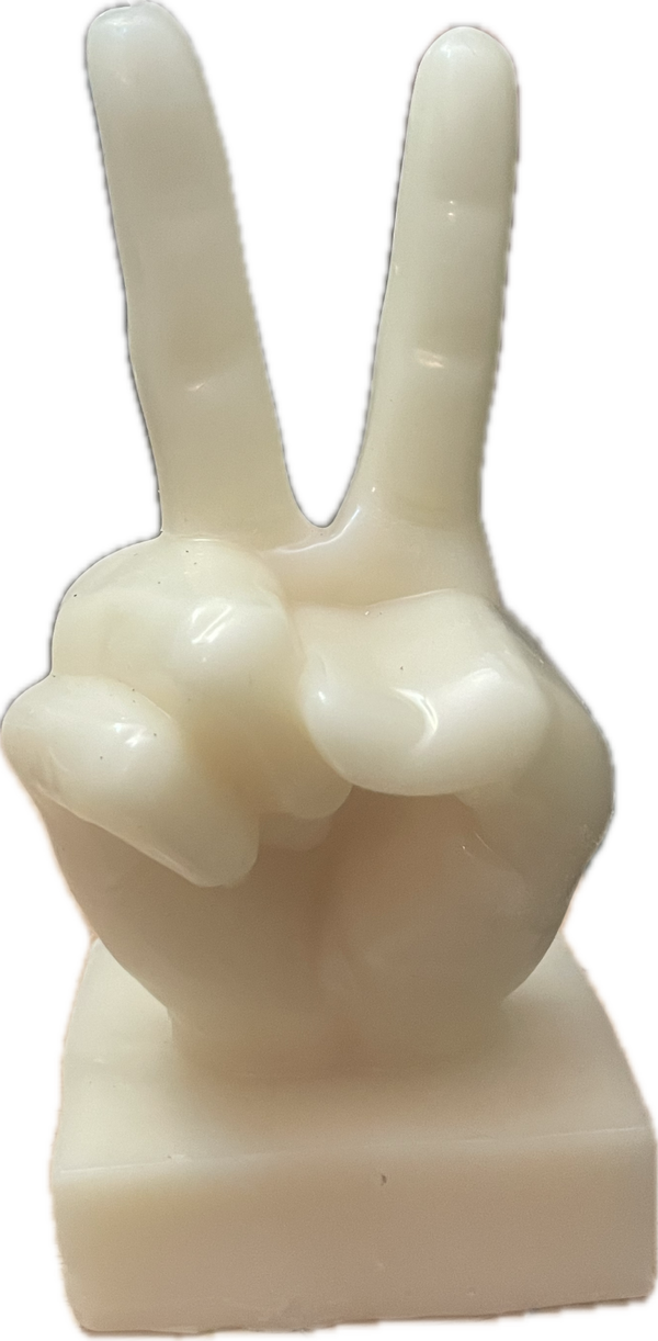 Peace Sign Candle