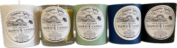 kenWICK 100% Beeswax Candle