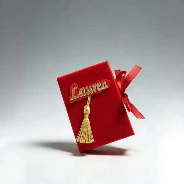 Bomboniera "Libro" con confetti, nappina - ideale per Laurea